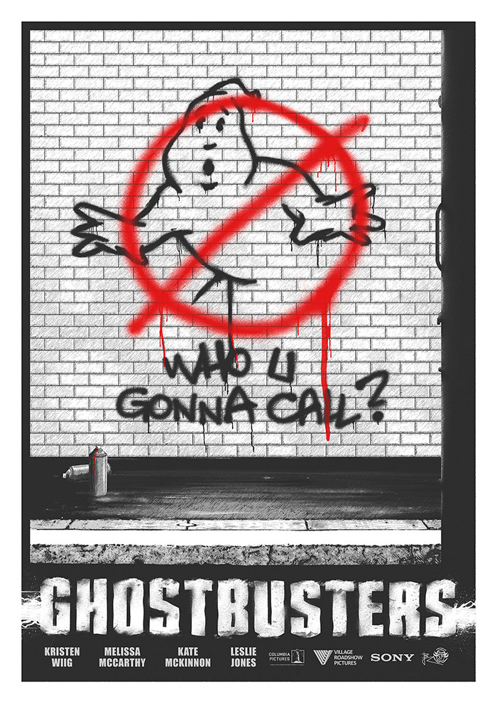 Affiche alternative du film "Ghostbusters"