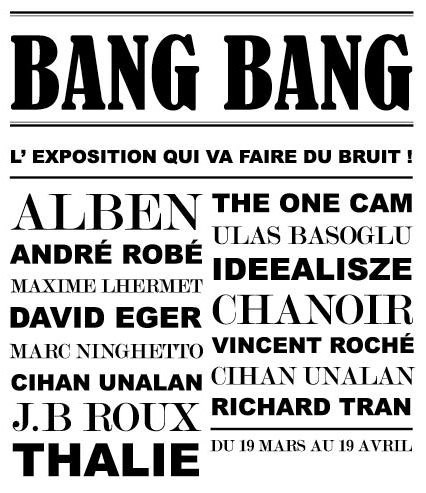 L'exposition "Bang Bang" à la Galerie Sakura