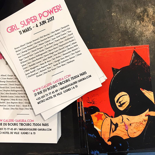 L'exposition Girl Super Power à la Galerie Sakura