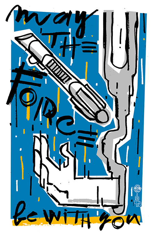 Illustration Star wars pour le 4 mai, may the fourth be with you !