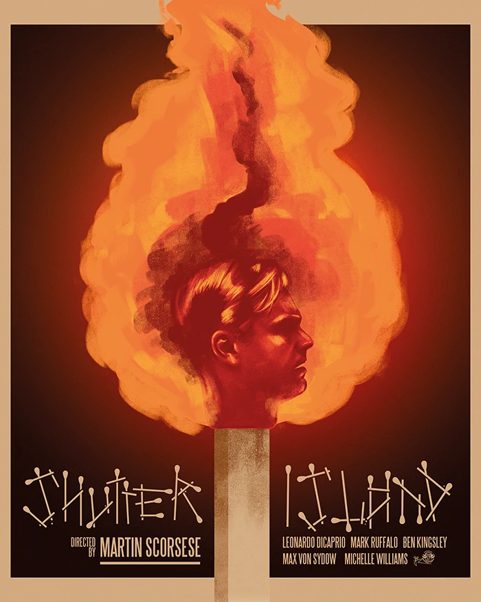 Shutter Island Movie Poster by JB Roux