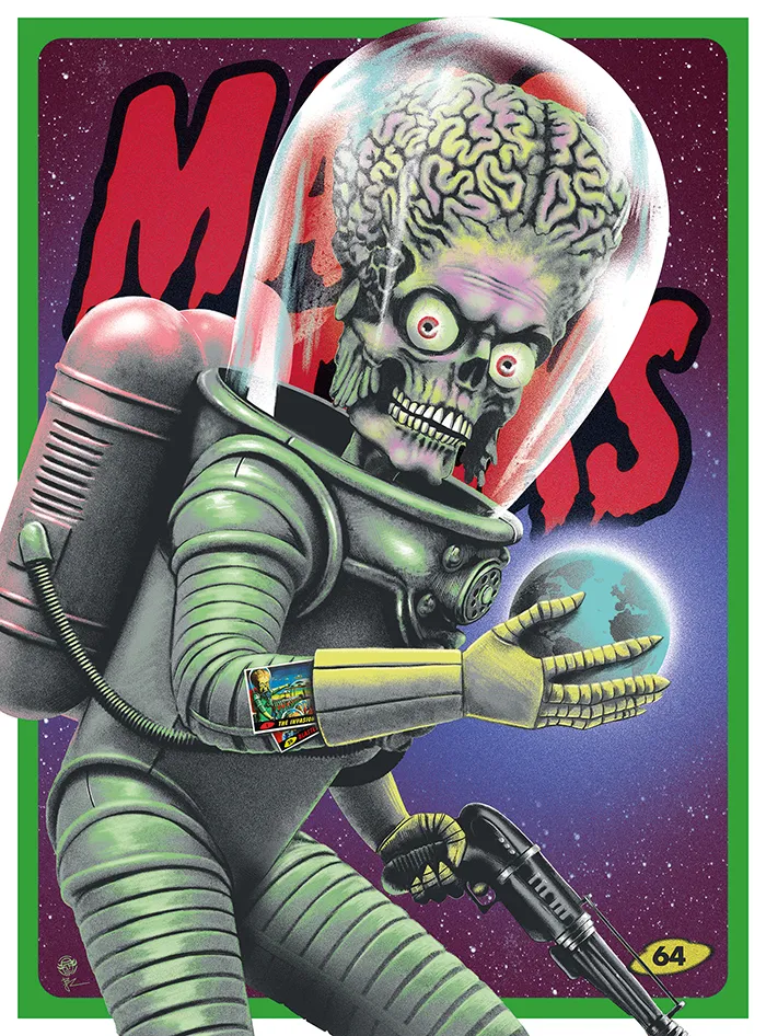 Mars Attacks - Artwork by JB ROUX