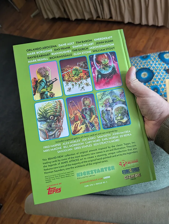 Mars Attacks artbook by PrintedinBlood