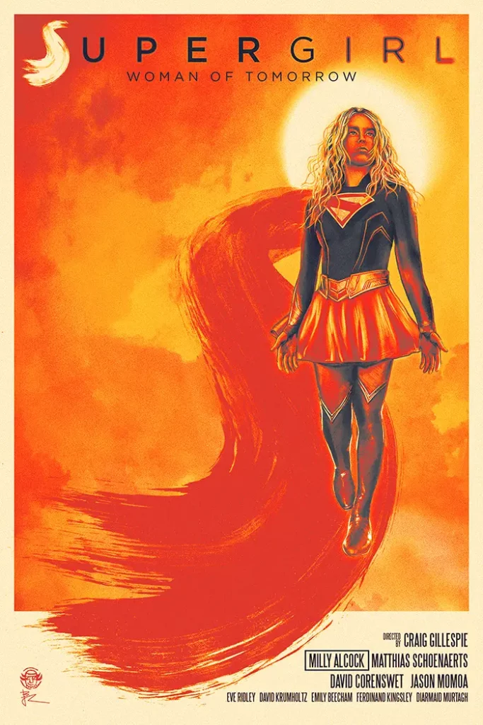 Supergirl movie poster by JB Roux