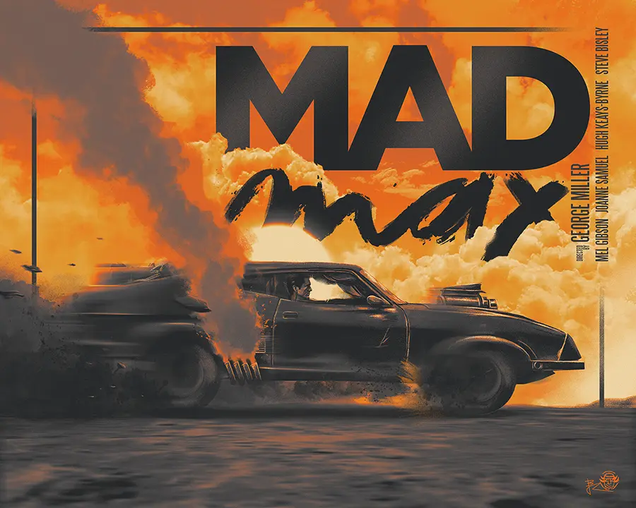 Mad Max Amp Poster by JB Roux