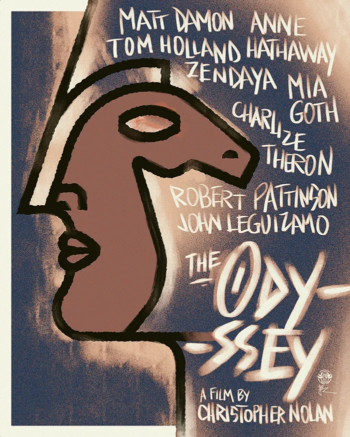 Odyssey_JBRoux The Odyssey affiche alternative par JB Roux