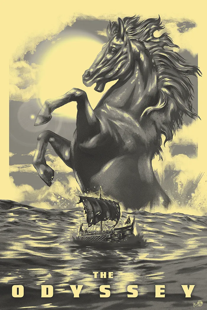 Odyssey_Juill26_JBoux_NB The Odyssey affiche alternative par JB Roux