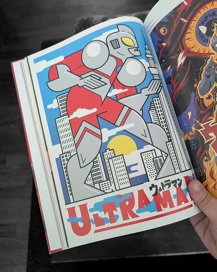 Ultraman artbook par PrintedinBlood.